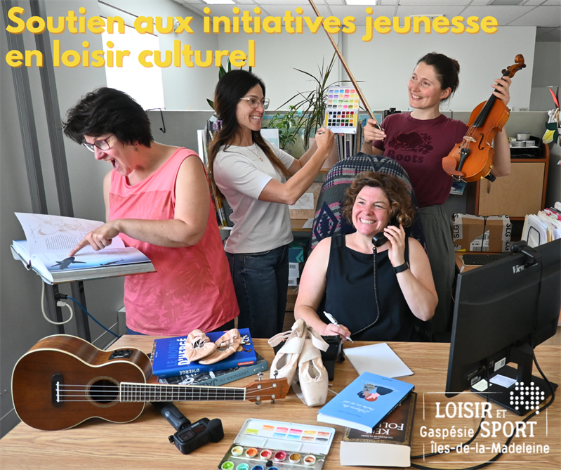 Nouveau programme de soutien financier aux initiatives jeunesse en loisir culturel